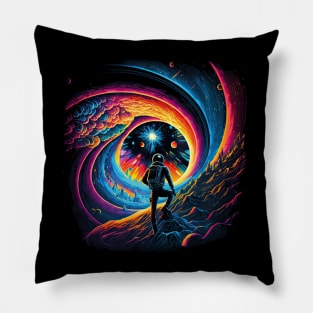 Space Portal for colored shirts Pillow