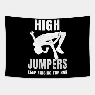 Womens High Jump Bar Pun Girl Athlete Gift Tapestry