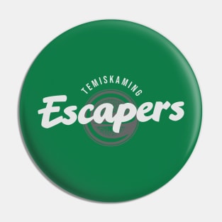 Vintage Style Greyscale  Escapers Pin