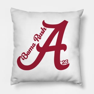 Bama Rush '23 - Sorority Girl Pillow