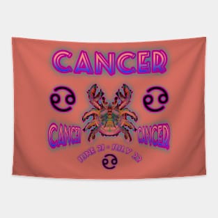 Cancer 7a Peach Tapestry