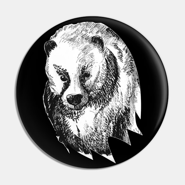 European badger portrait - nature inspired art and designs Pin by STearleArt