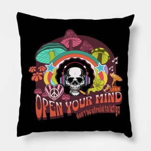 open your mind Pillow