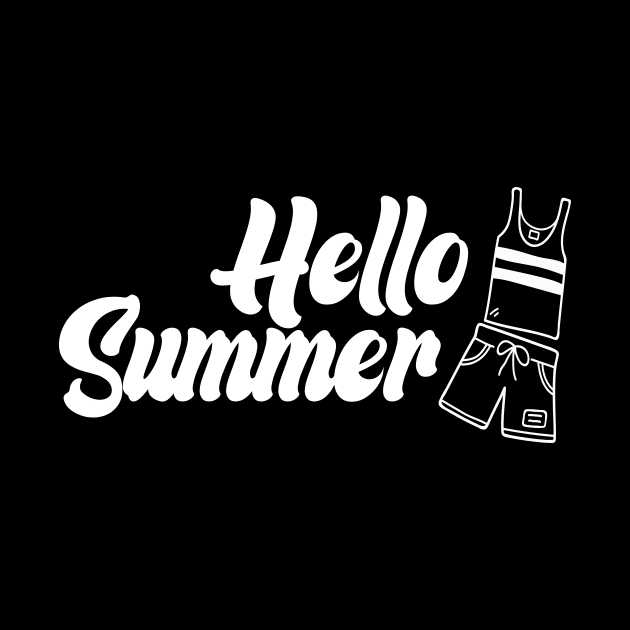 summer time vocation gifts design   hello summer for travel beach and surfing by monami