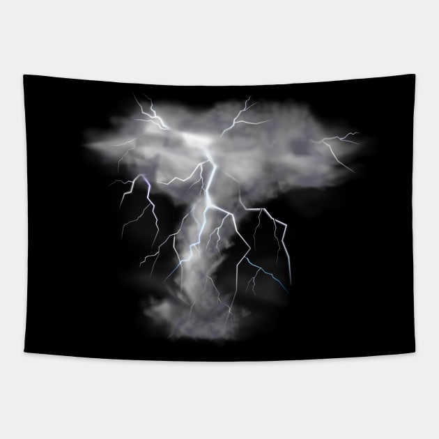 Tornado Storm Chaser Tapestry by Happy Art Designs