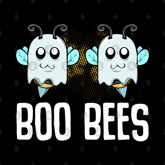 Ghost - Boo Bees Cute Halloween Ghosts Bee by Lumio Gifts