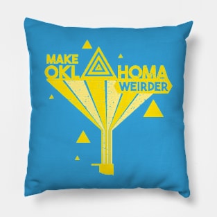 Make Oklahoma Weirder - EggOKC Pillow