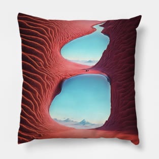 abstract NFT artwork Pillow