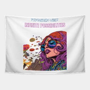 Psychedelic Vibes Infinite Possibilities Tapestry