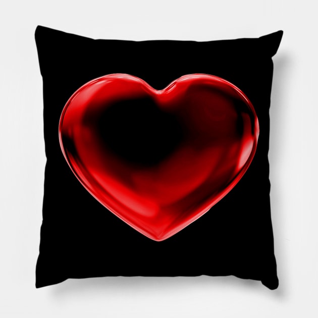 The Tin Man's Heart Pillow by zuzugraphics