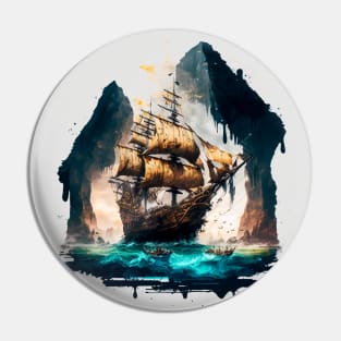 Pirate Ship - the goonies Pin