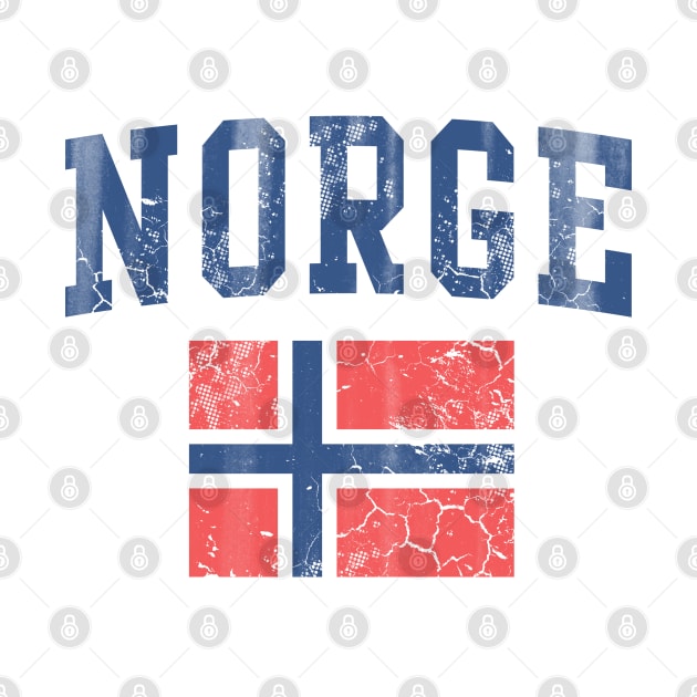 Vintage Norge Norwegian Flag Norway by E