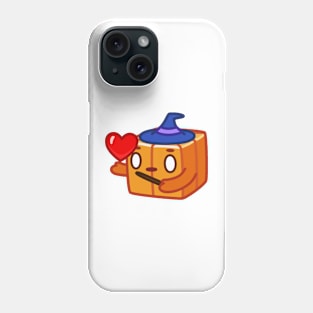 The square pumpkin is the magician of love Phone Case