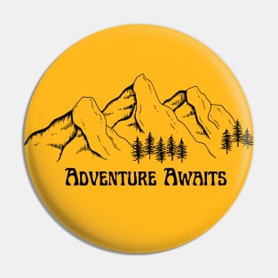 Embrace the Mountain Adventure Pin