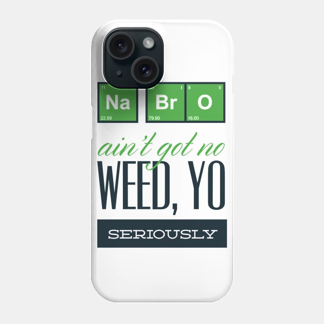 No Weed Phone Case by Verboten