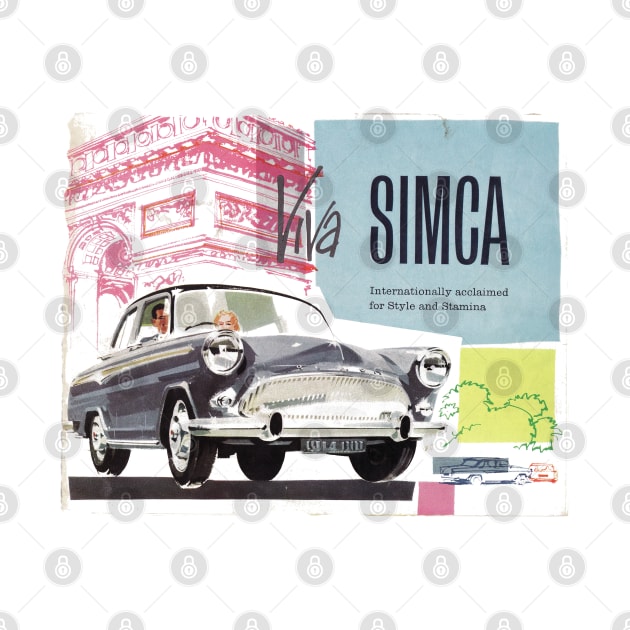 SIMCA ARONDE - advert by Throwback Motors