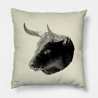 Bull head Pillow