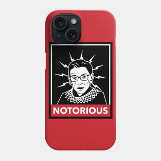 Notorious Ruth Bader Ginsberg graphic iconic funny Phone Case