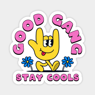 hand retro cartoon Magnet