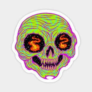 Ritual Skull Magnet