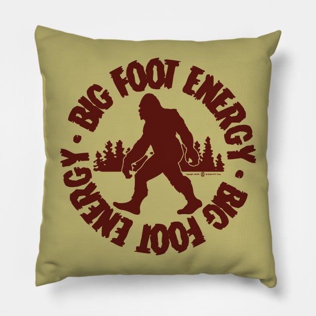 Big Foot Energy B.F.E. Pillow by StudioPM71