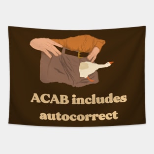 acab includes autocorrect Tapestry