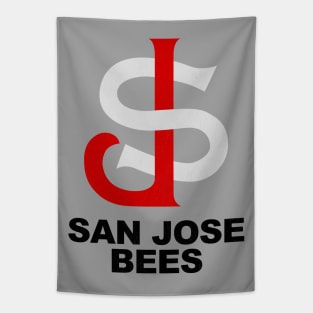 Classic San Jose Bees Baseball 1962 Tapestry