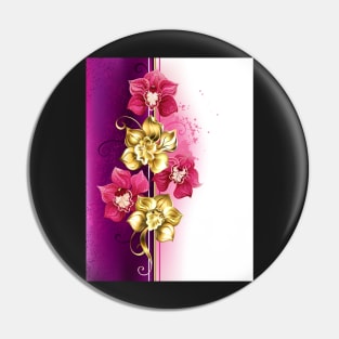 Design with Orchids Pin