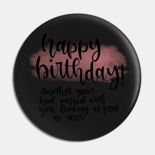 Happy Birthday! Pin