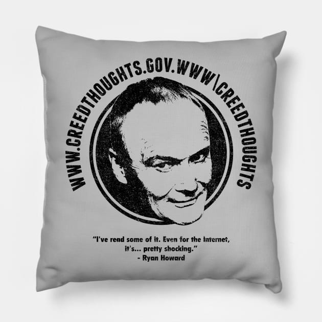 Creed Thoughts Pillow by huckblade