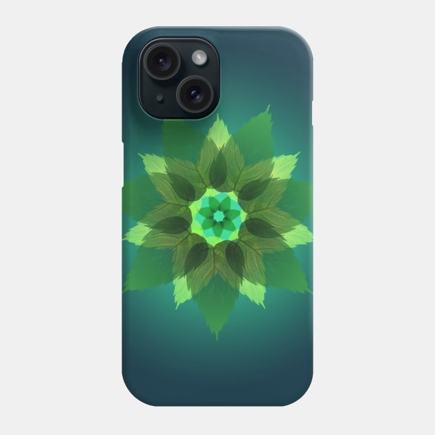 Green Flower Phone Case by Shop Ovov