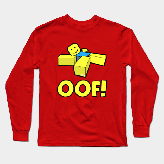 Oof Roblox Long Sleeve T Shirt Teepublic - oof face t shirt roblox