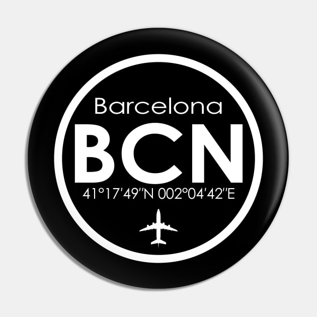 BCN, Barcelona El-Prat Airport Spain Pin by Fly Buy Wear