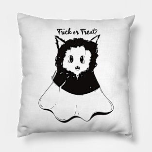 Trick Or Treat Ghost Pillow