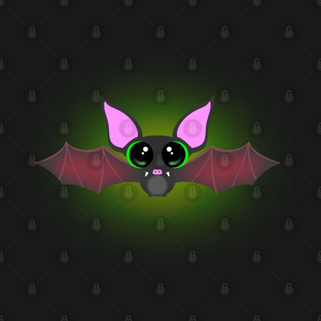 Cute Little Big Eyed Batty by JM's Designs