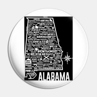 Alabama Map Pin