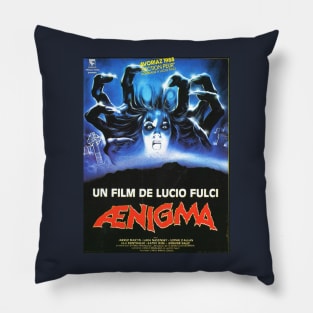 Classic Horror Movie Poster - Aenigma Pillow