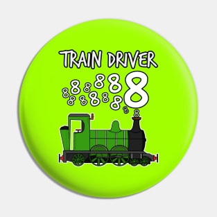 Train Driver 8 Year Old Kids Steam Engine Pin