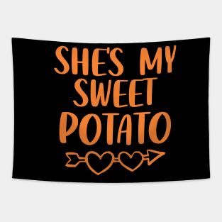 She's My Sweet Potato, I Yam Tapestry