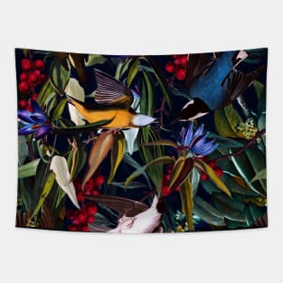 Midnight Birds I Tapestry