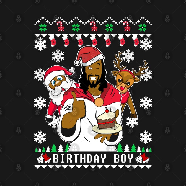 Birthday Boy Ugly Christmas Sweater by KsuAnn