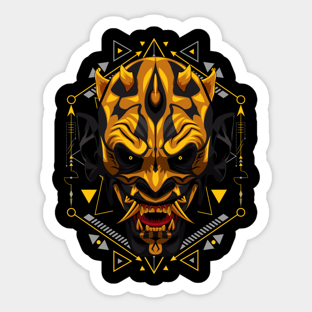 King Oni Shinigami King Oni Shinigami Sticker Teepublic The shinigami king presides over all human life. king oni shinigami