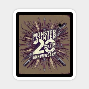 MONSTER HUNTER 20th Magnet