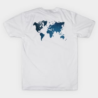 Multicolor Watercolor Somalia Map, digital Artwork Long Sleeve T-Shirt