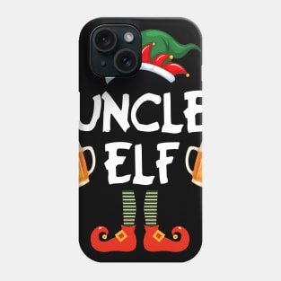 Uncle Elf Funny T shirt Family Christmas Phone Case