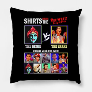 Retro -  Pee Wee Vs Shirts Pillow