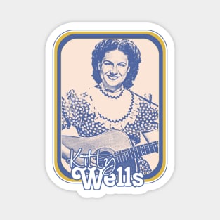 Kitty Wells // Retro Style Country Artist Fan Design Magnet