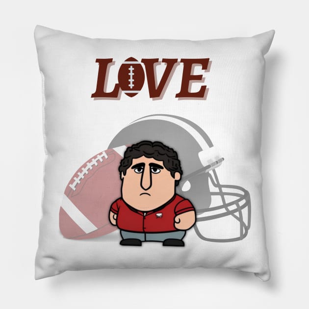 Honor Mike Leach Pillow by Prilidiarts