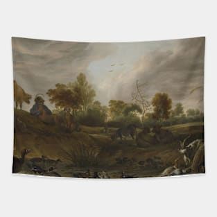 Landscape with Animals by Cornelis Saftleven Tapestry