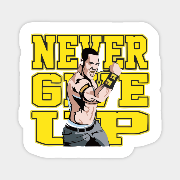 never give up Magnet by mapasakehh